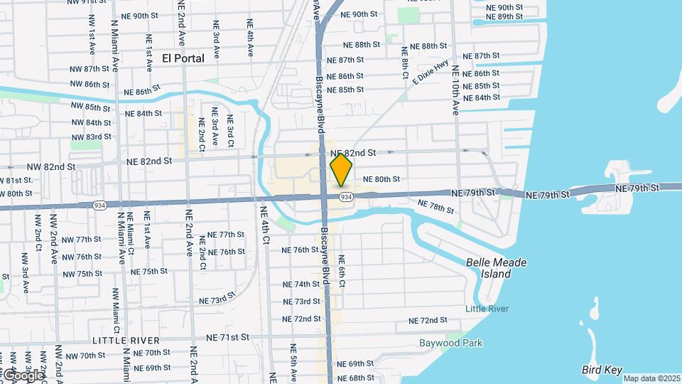647 NE 79th St Map and Location Details
