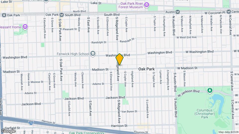 440 S Ridgeland Ave Map and Location Details