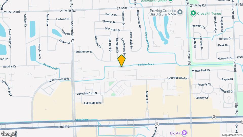 Redwood Shelby Township Mapa y Detalles de la Ubicación