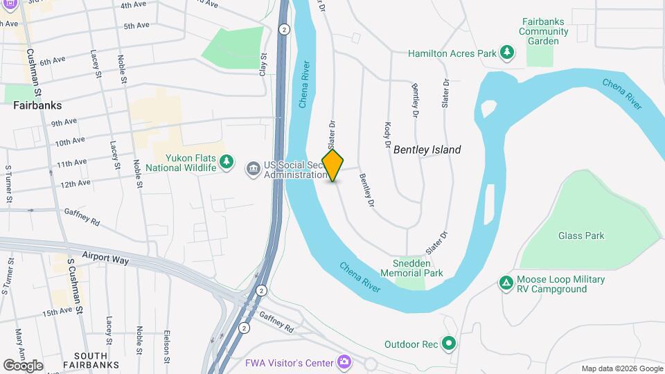 304 Slater Dr Map and Location Details