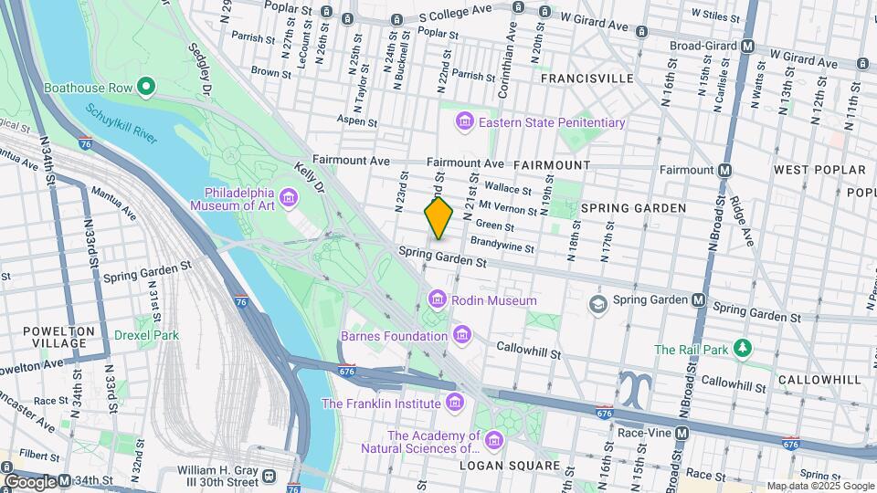 2125 Spring Garden St Map and Location Details