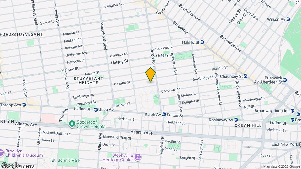 329 Bainbridge St. Map and Location Details