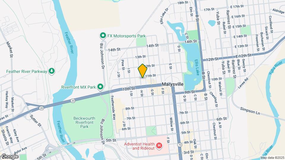 1023 H St Mapa y Detalles de la Ubicación