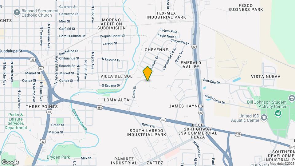 315 Dorel Drive Map and Location Details