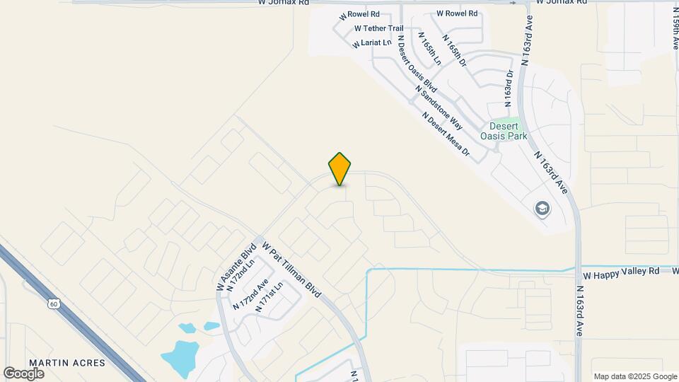 25503 N 172nd Ln Map and Location Details