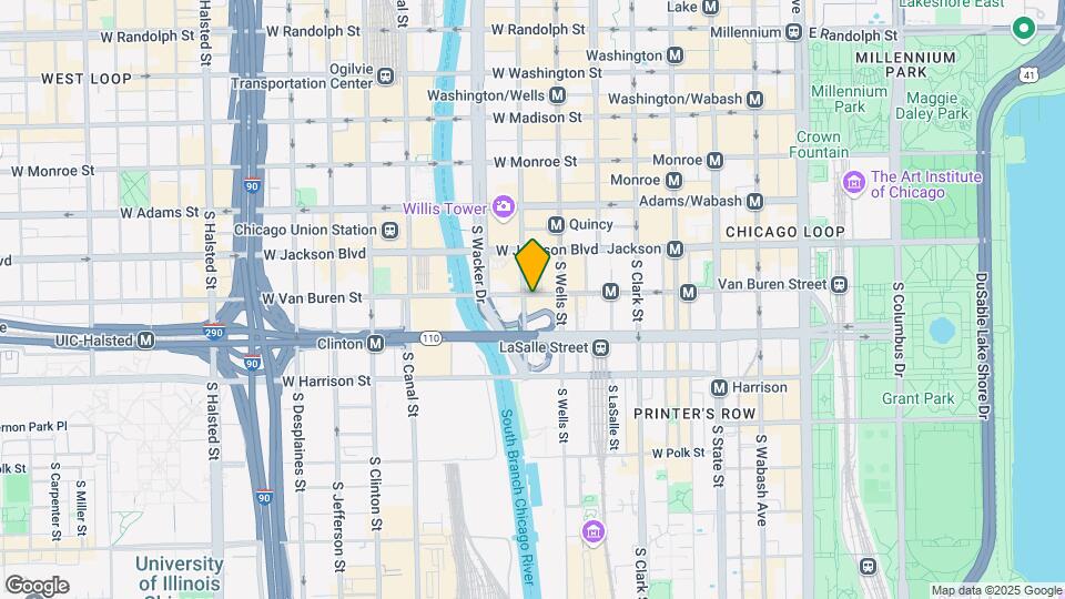 235 W Van Buren St Mapa y Detalles de la Ubicación