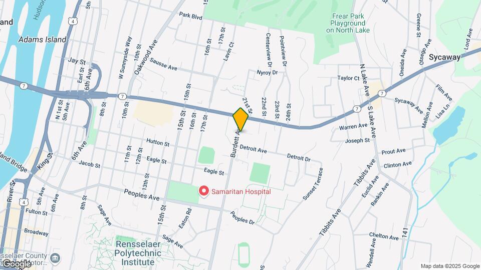 Burdett Ave Colonie Apartments Map and Location Details