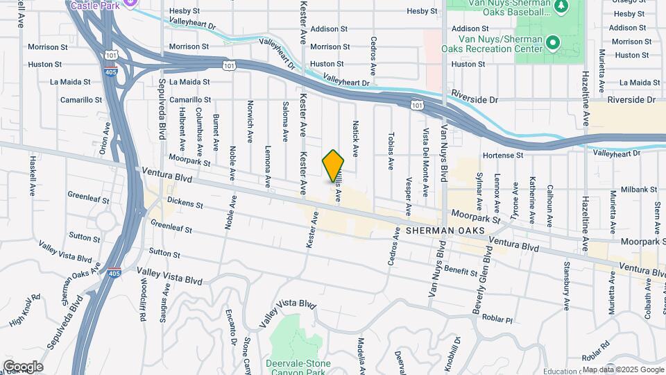 4535 Willis Ave Mapa y Detalles de la Ubicación