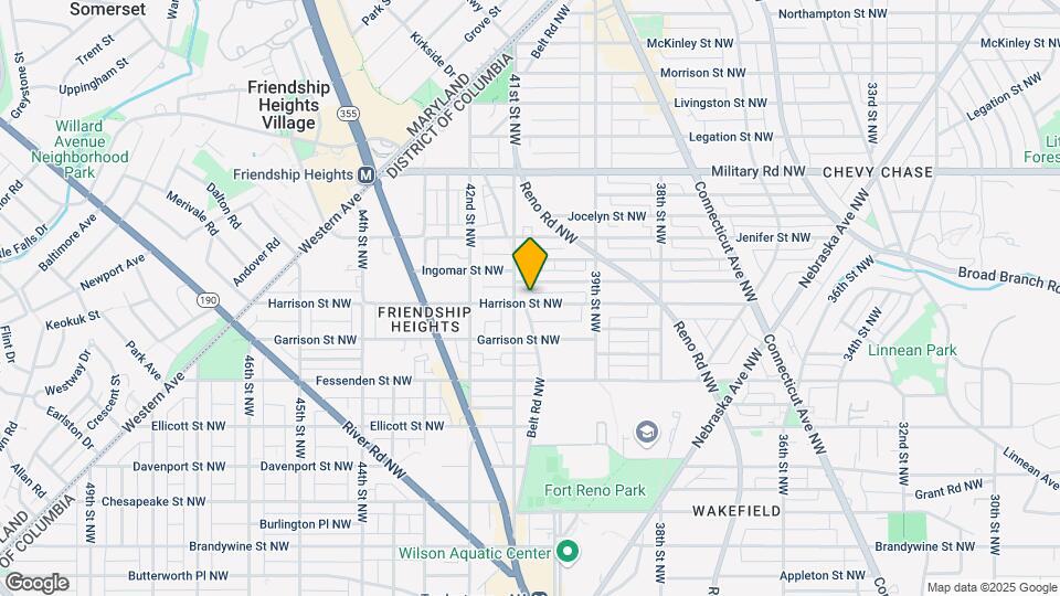 3973 Harrison St NW Map and Location Details