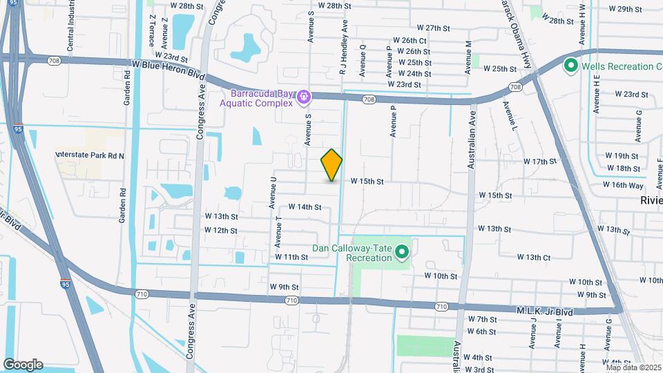 1525 W 16th St Map and Location Details