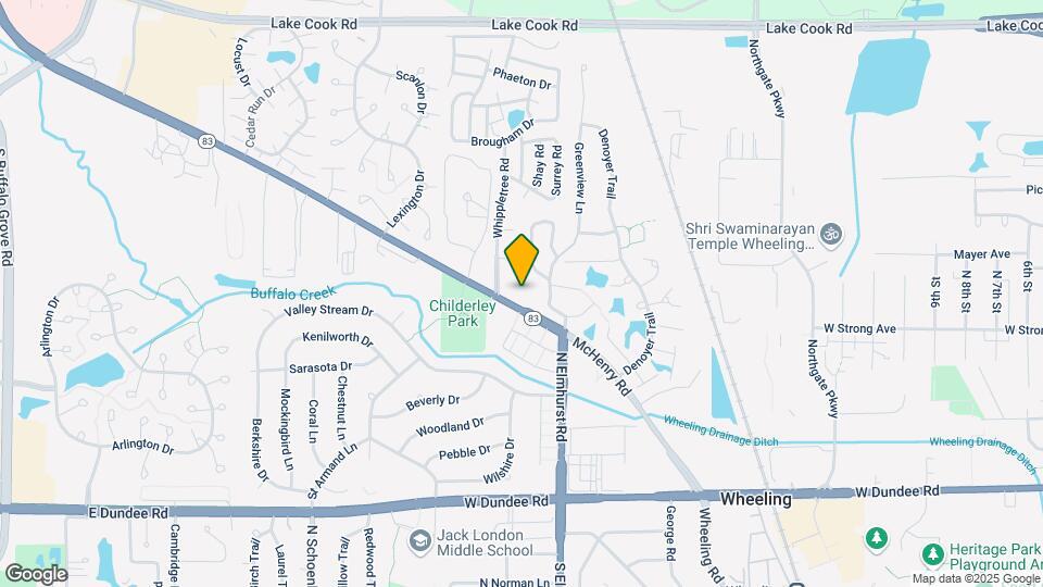 497 Mchenry Rd Map and Location Details