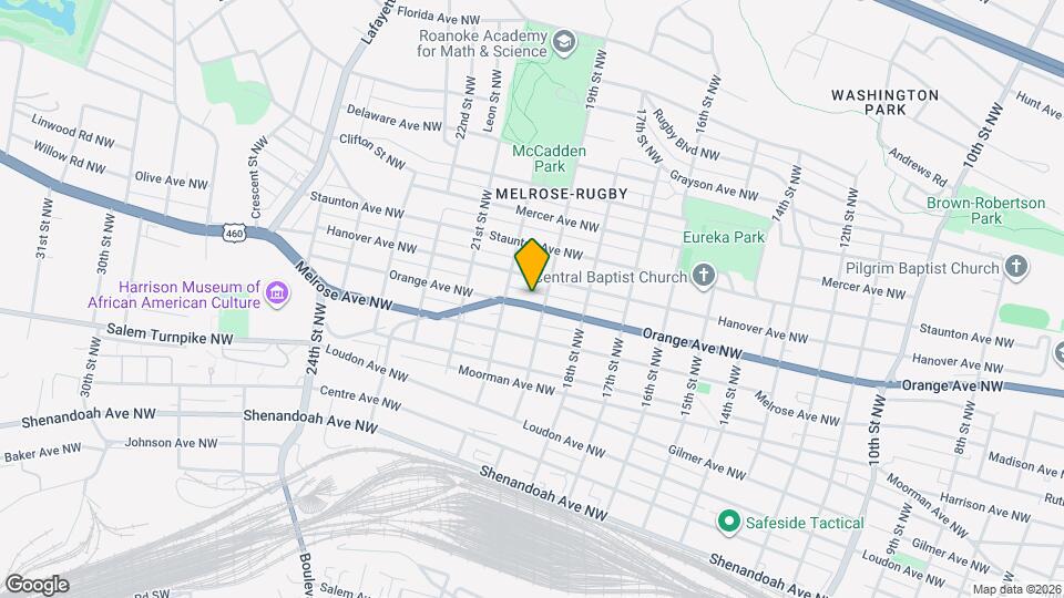 1911 Orange Ave NW Map and Location Details