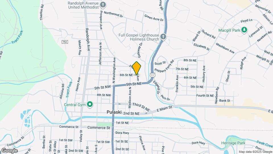 122 6th St NE Map and Location Details