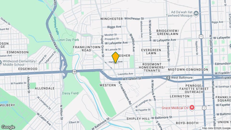 613 N Dukeland St Map and Location Details