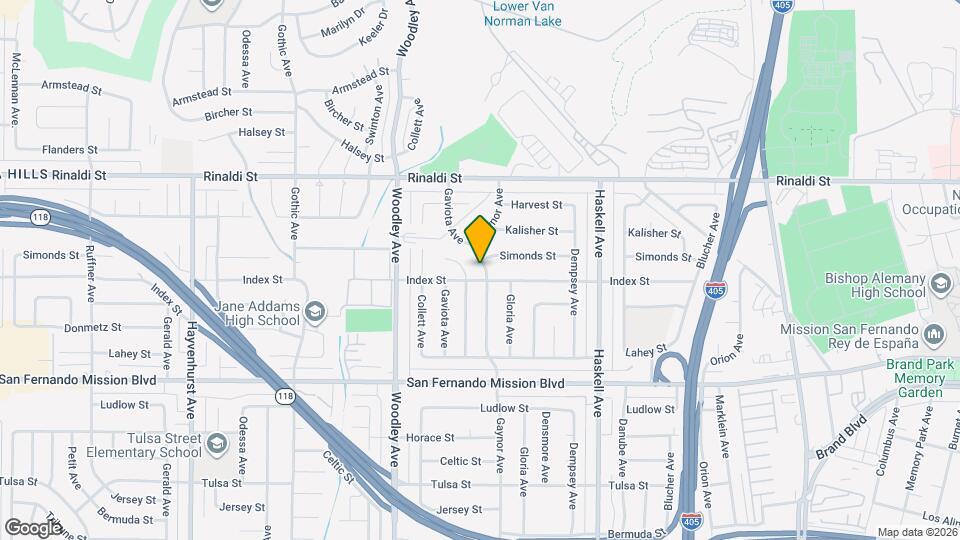 11309 Gaynor Ave Mapa y Detalles de la Ubicación