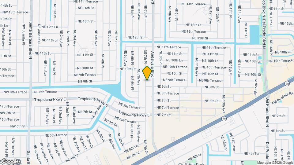 833 NE 7th Pl, Unit 3010 Mapa y Detalles de la Ubicación