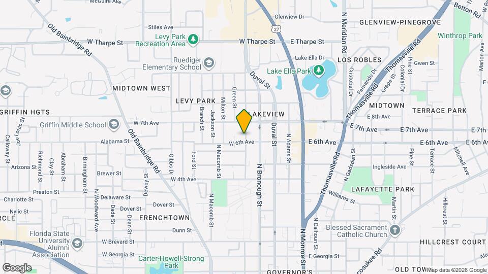 1306 N Martin Luther King Jr Blvd. Map and Location Details