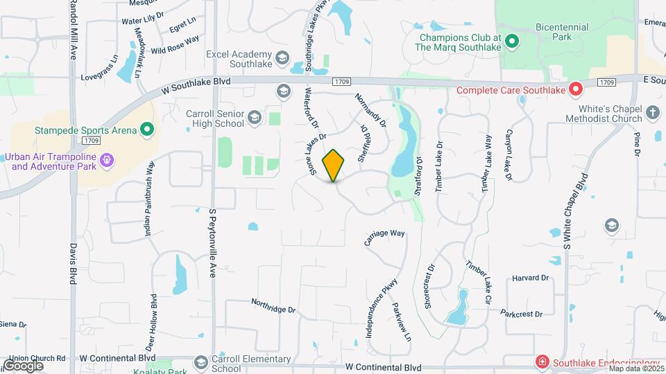 1418 Stone Lakes Dr Map and Location Details