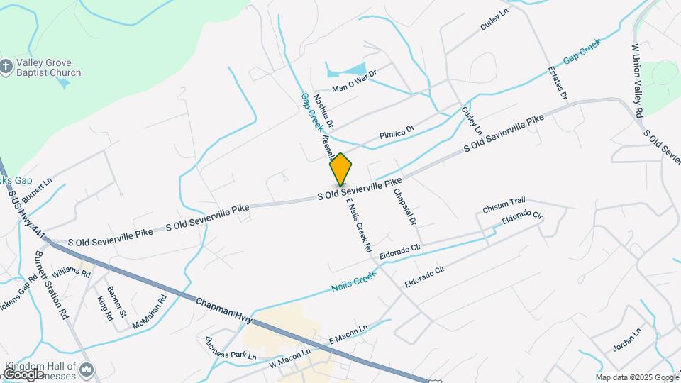 808 S Old Sevierville Pike Map and Location Details