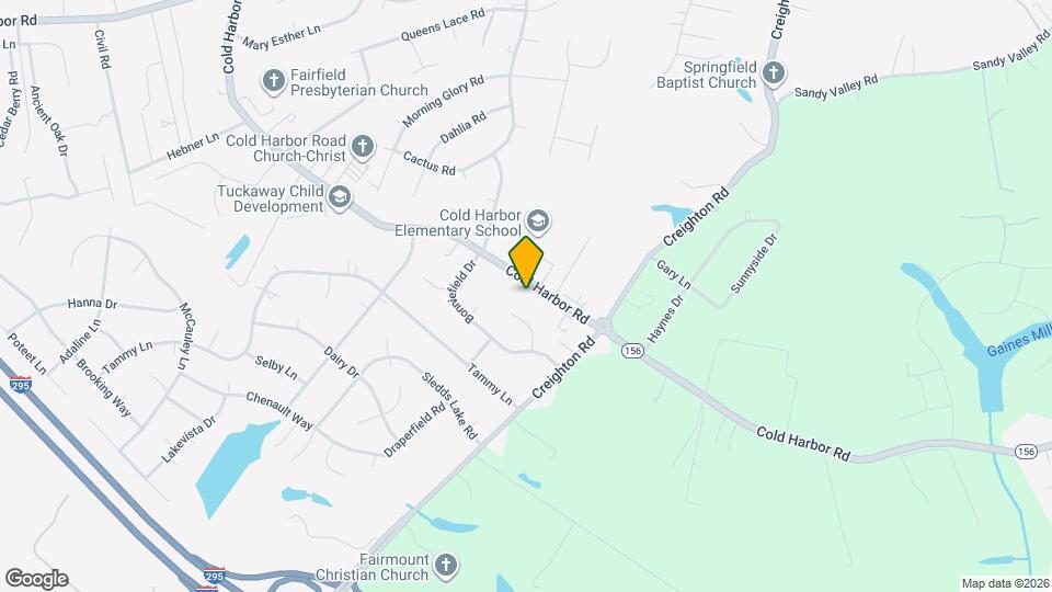 6729 Cold Harbor Rd Mapa y Detalles de la Ubicación
