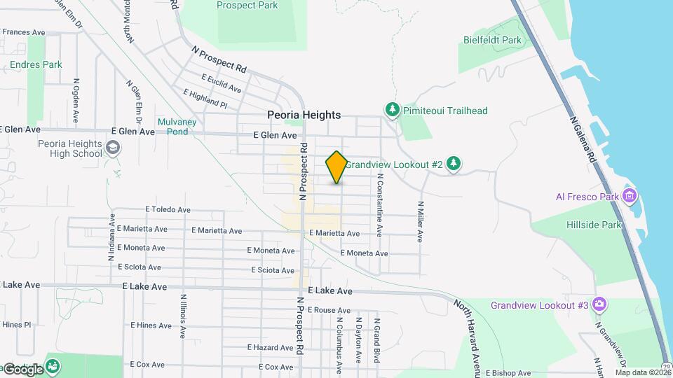 1335 E Seiberling Ave Map and Location Details