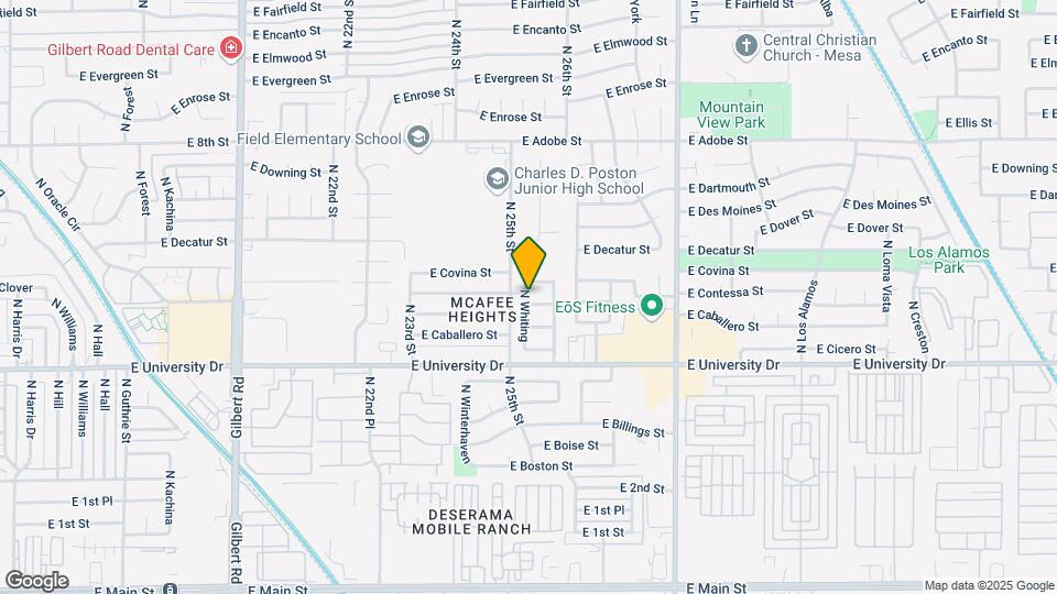 2522 E Camino St Map and Location Details