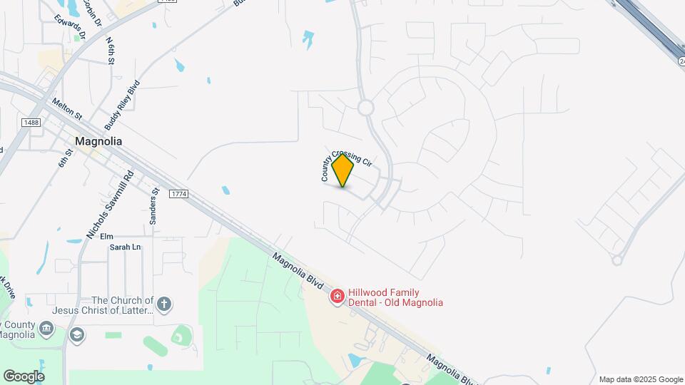 284 Country Crossing Cir Map and Location Details