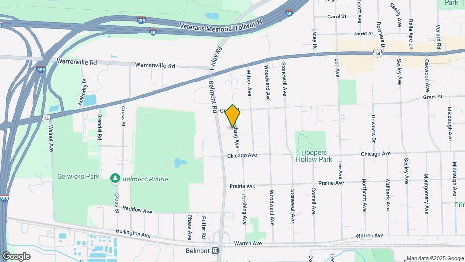 4532 Pershing Ave Map and Location Details