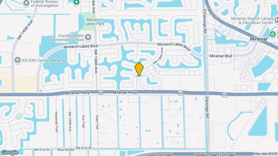 3092 SW 129th Terrace Map and Location Details