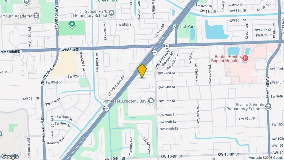 9780 SW 92nd Terrace Map and Location Details