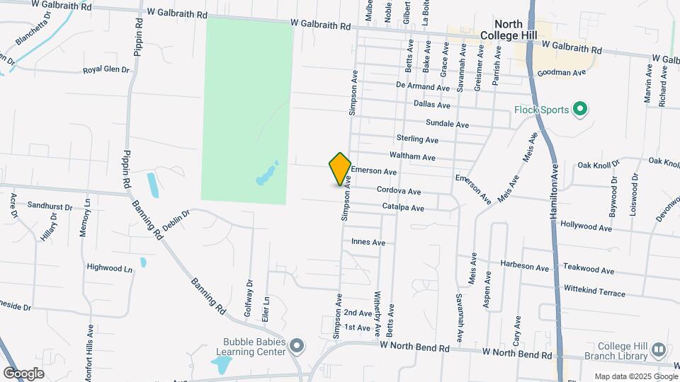 6483 Simpson Ave Map and Location Details