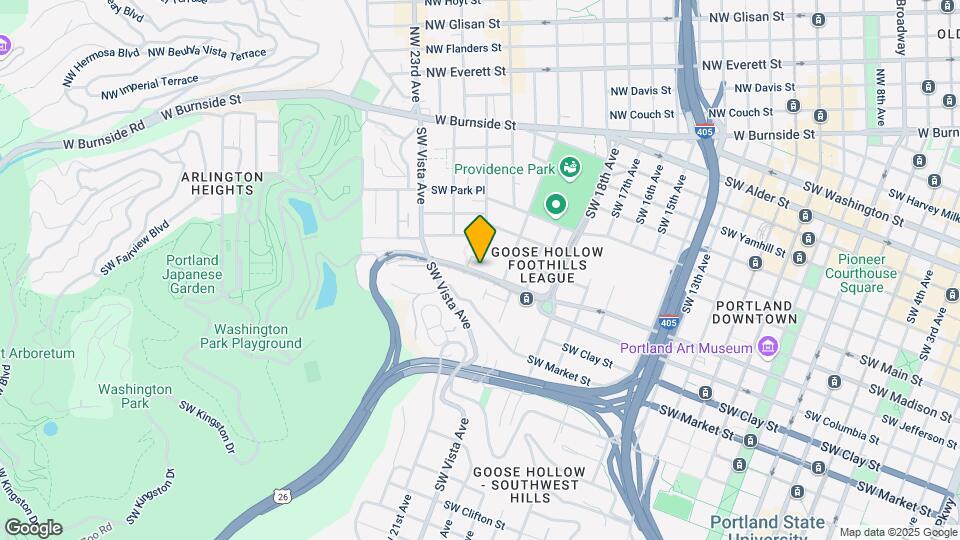 2167 SW Jefferson St Mapa y Detalles de la Ubicación