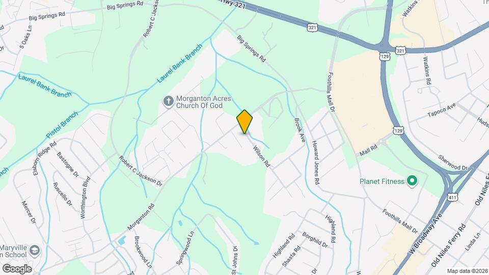 837 Wilson Rd Map and Location Details