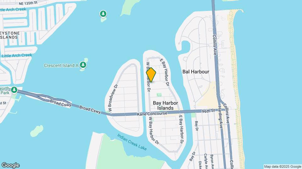9971 E Bay Harbor Dr Mapa y Detalles de la Ubicación