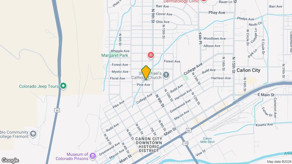 813 Pine Ave, Unit A Map and Location Details