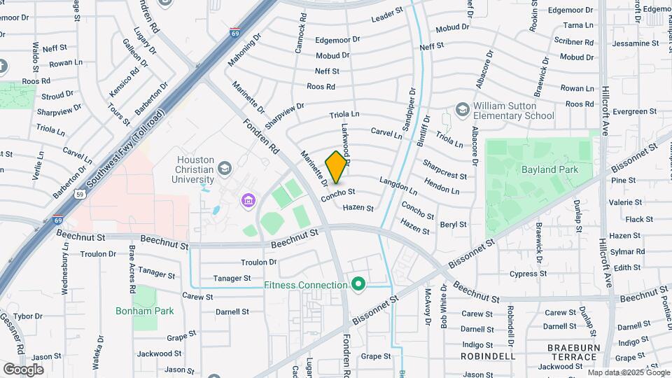 7058 Concho St Mapa y Detalles de la Ubicación