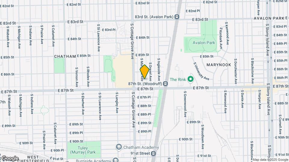 8633 S Maryland Ave Mapa y Detalles de la Ubicación