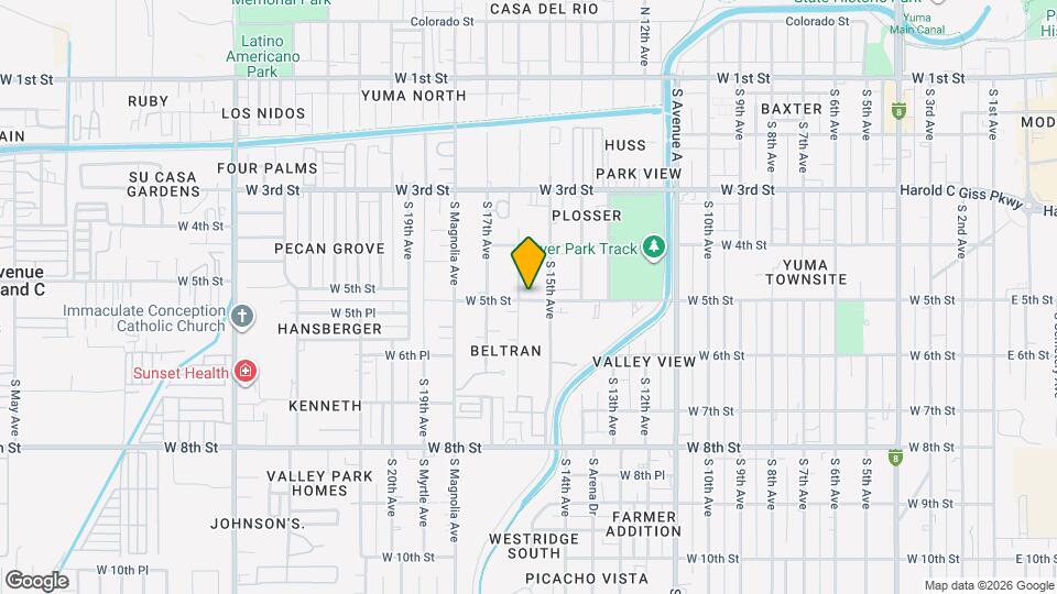 495 S 16th Ave Map and Location Details