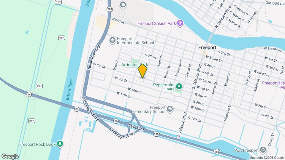 1603 W 8th St Map and Location Details