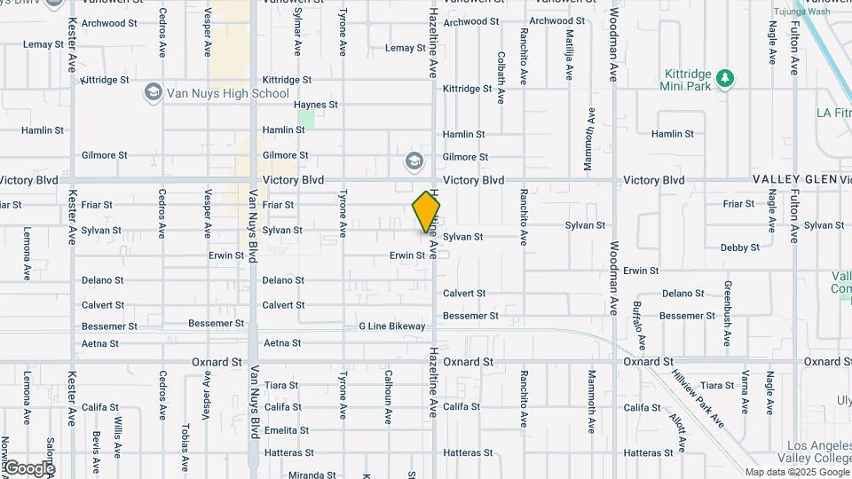 14108 Sylvan St Map and Location Details