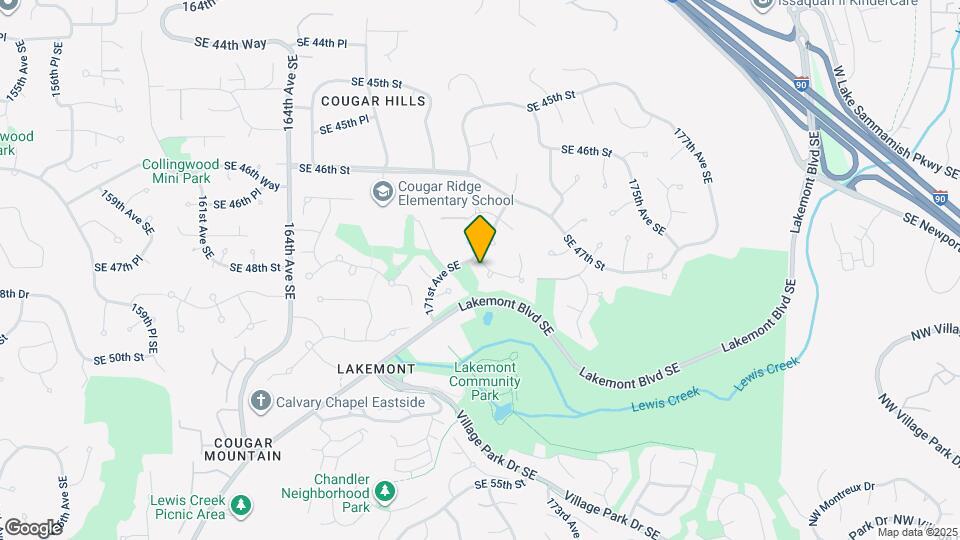 17109 SE 47th Pl Map and Location Details