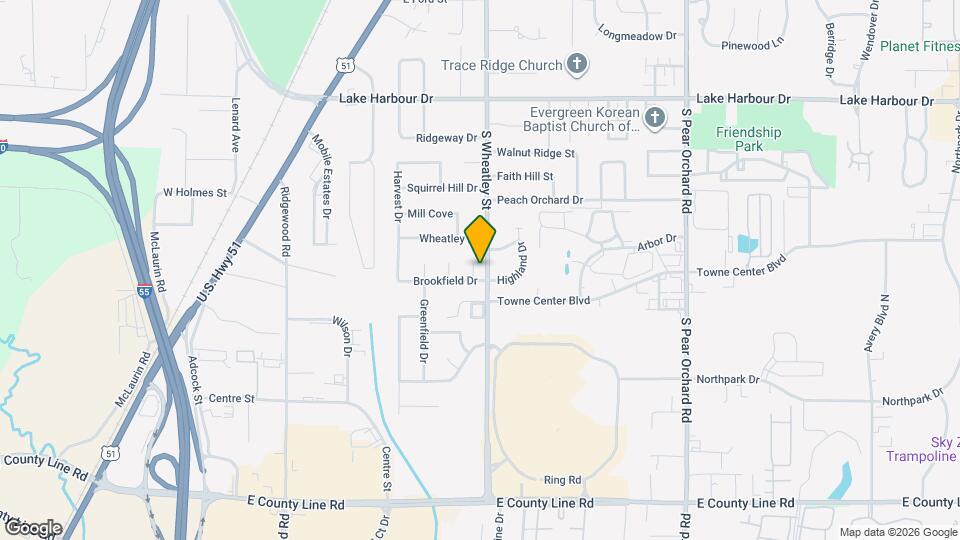 102 Brookhill Cove Map and Location Details