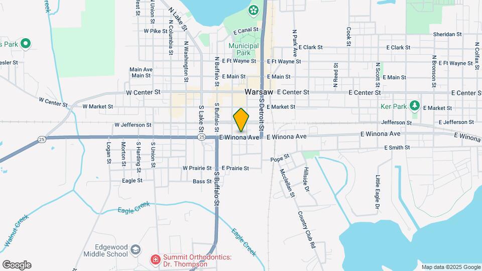 215 E Winona Ave Map and Location Details