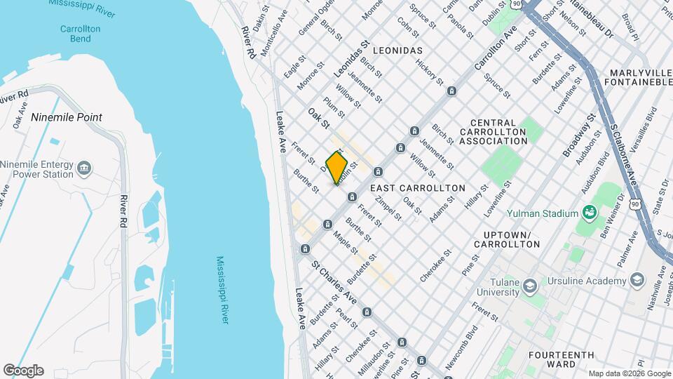 8134 Freret St Map and Location Details