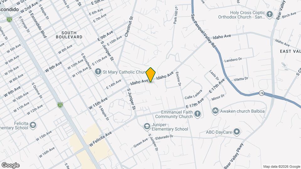 411 Idaho Ave Map and Location Details