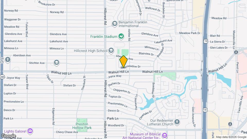 7076 Briarmeadow Dr Map and Location Details