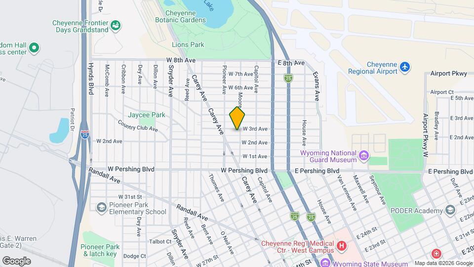 3512 Moore Ave Mapa y Detalles de la Ubicación
