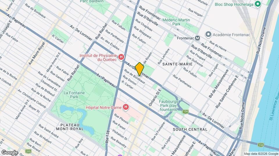 2231 De Bordeaux Rue Map and Location Details