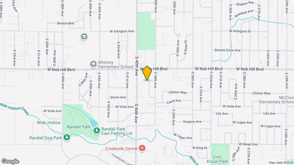 1202 S 39th Ave Map and Location Details