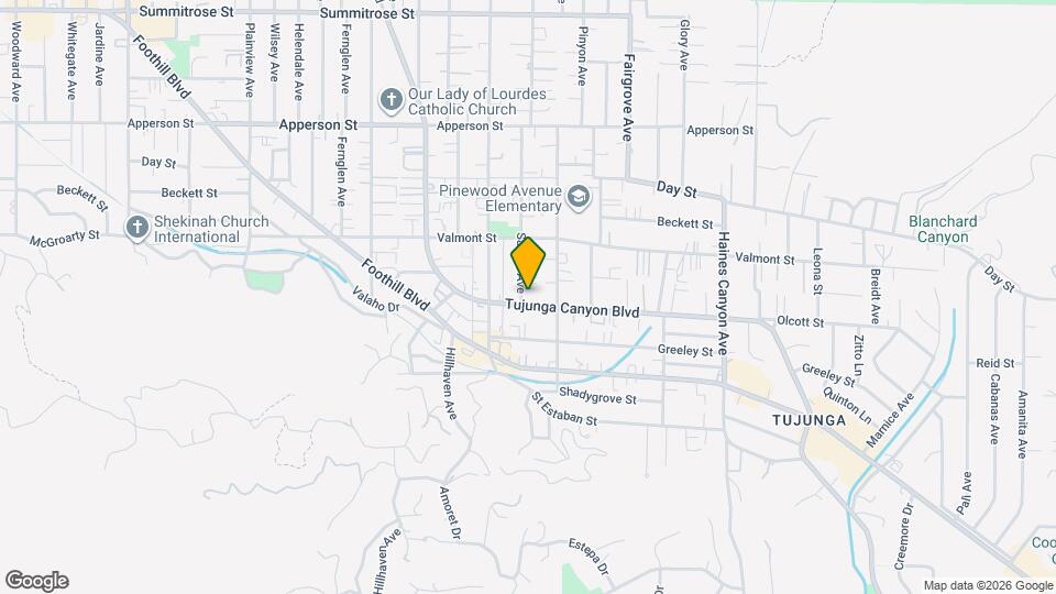 10006 Samoa Ave Map and Location Details